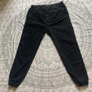 American Eagle Black Joggers